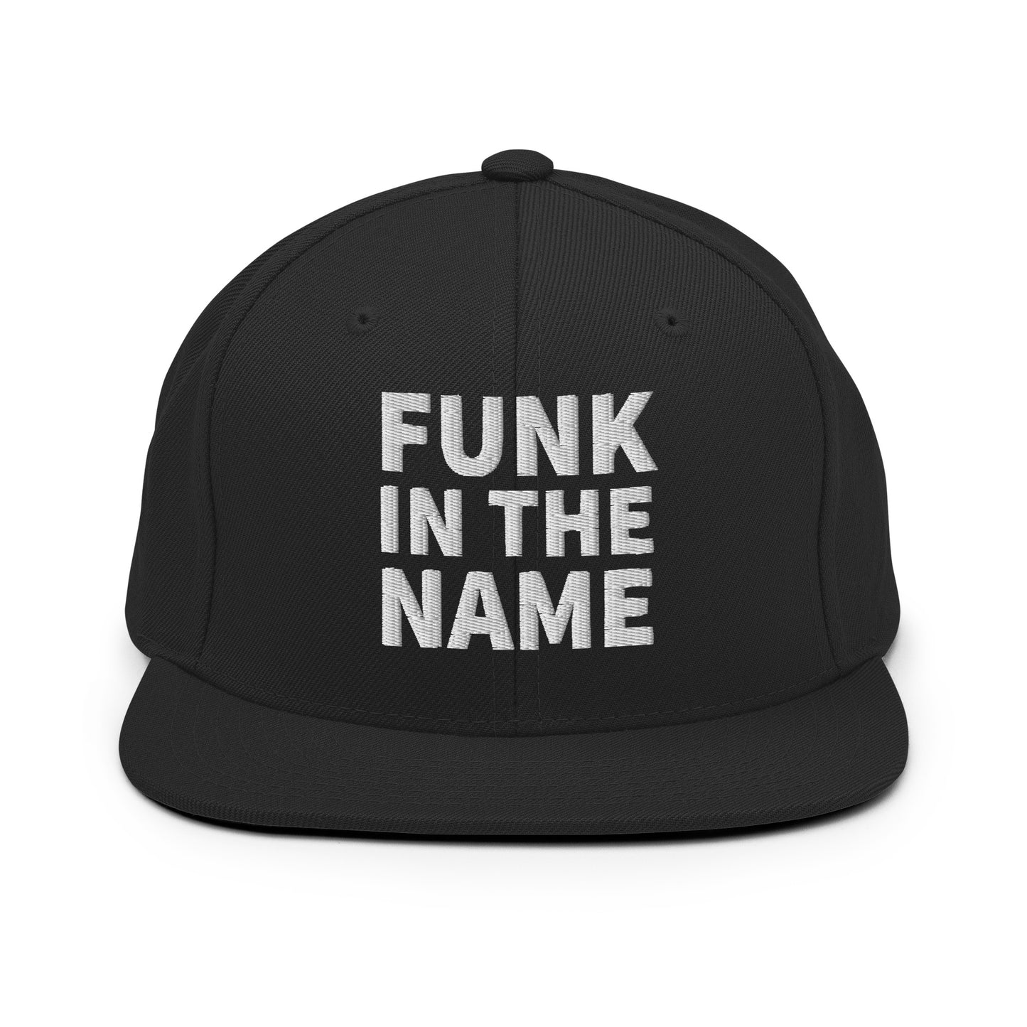 FUNK Snapback Hat- White Logo