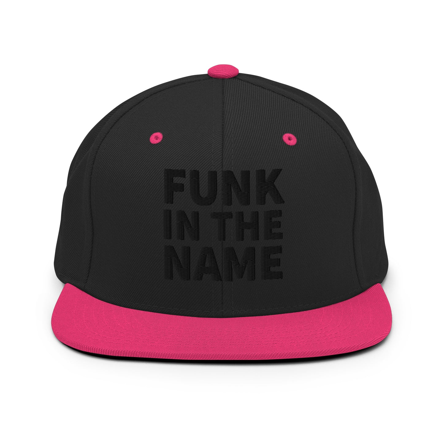 FUNK Snapback Hat- Black Logo