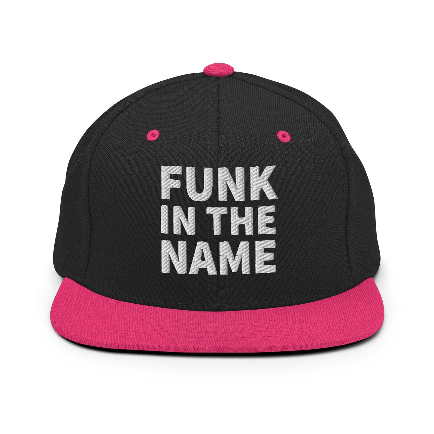 FUNK Snapback Hat- White Logo