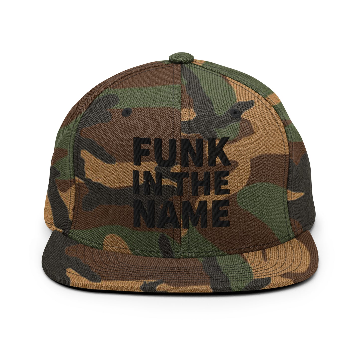 FUNK Snapback Hat- Black Logo