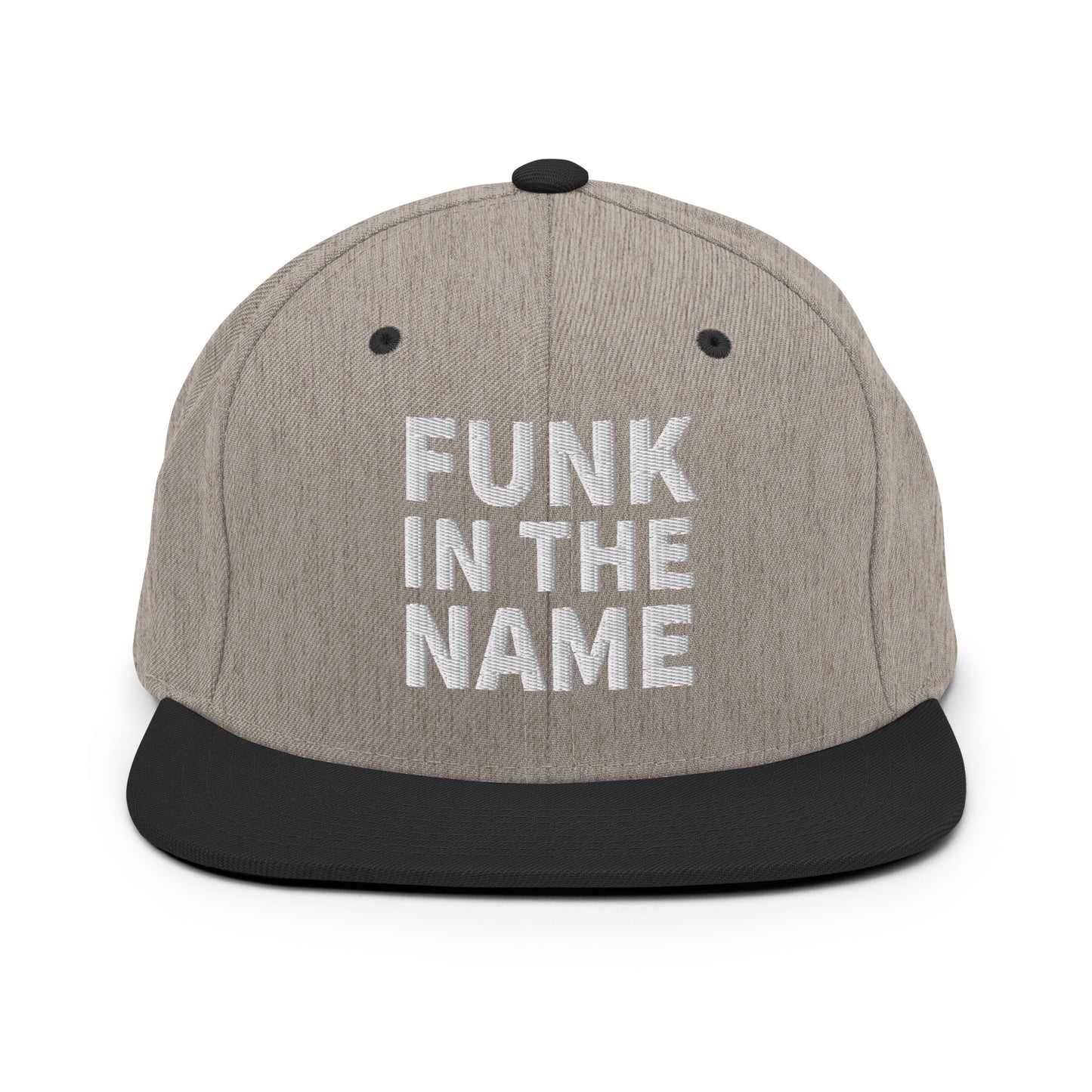FUNK Snapback Hat- White Logo