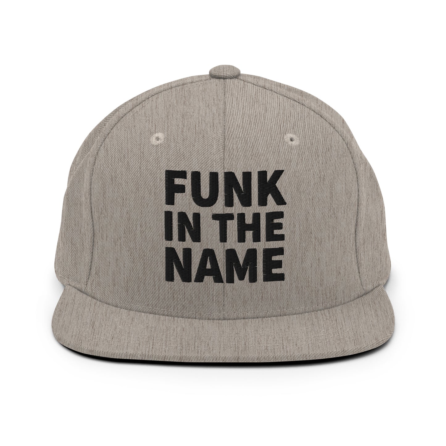 FUNK Snapback Hat- Black Logo