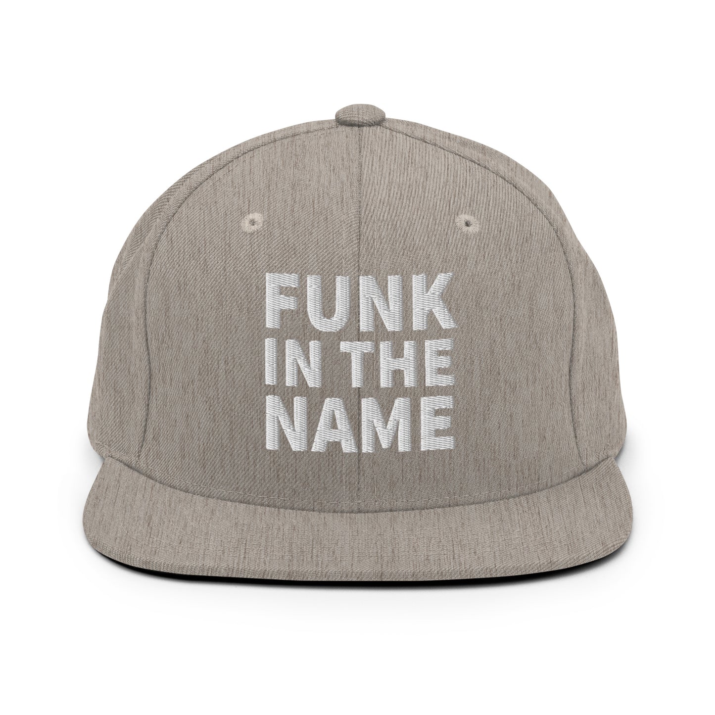 FUNK Snapback Hat- White Logo