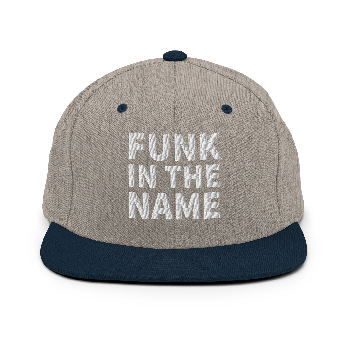 FUNK Snapback Hat- White Logo