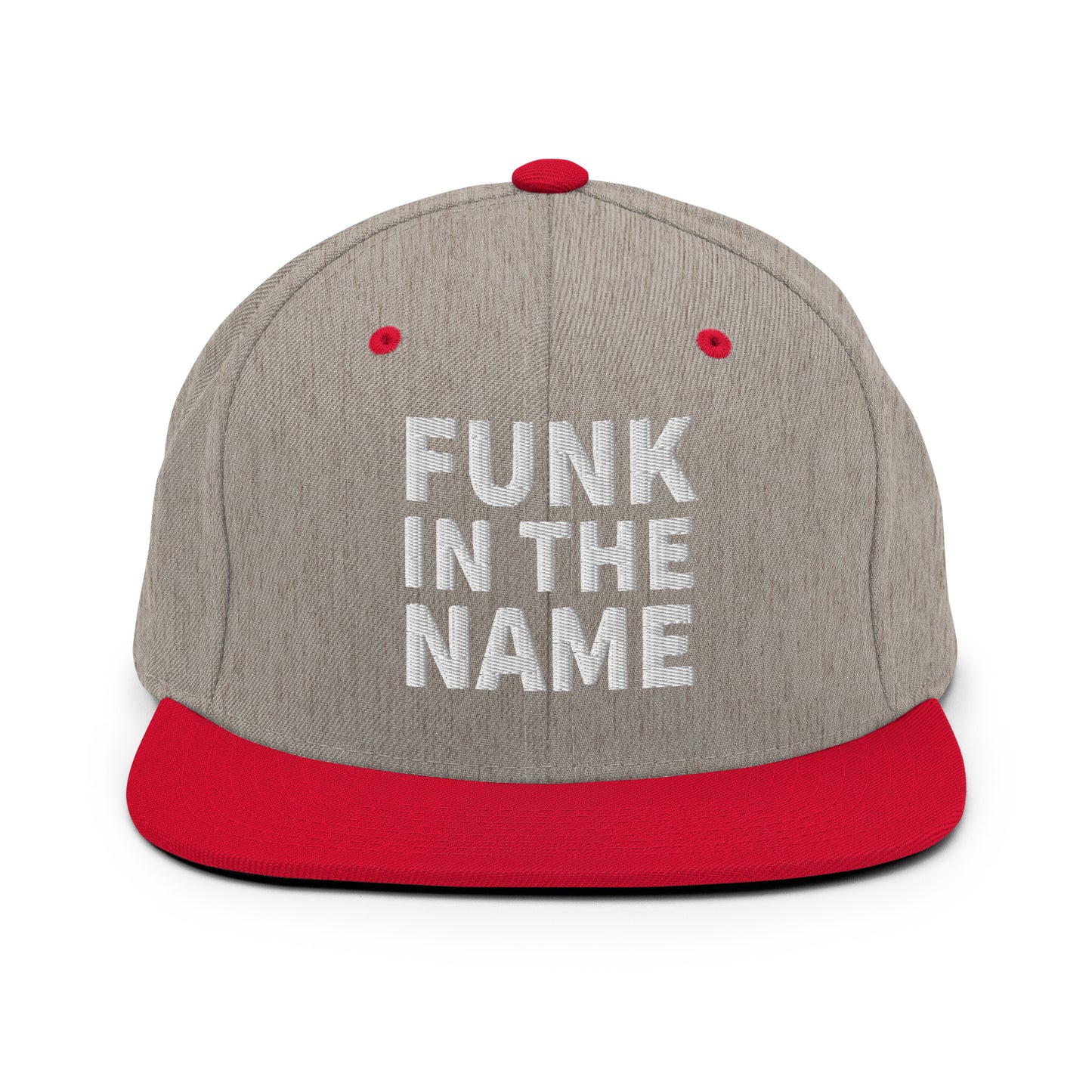 FUNK Snapback Hat- White Logo
