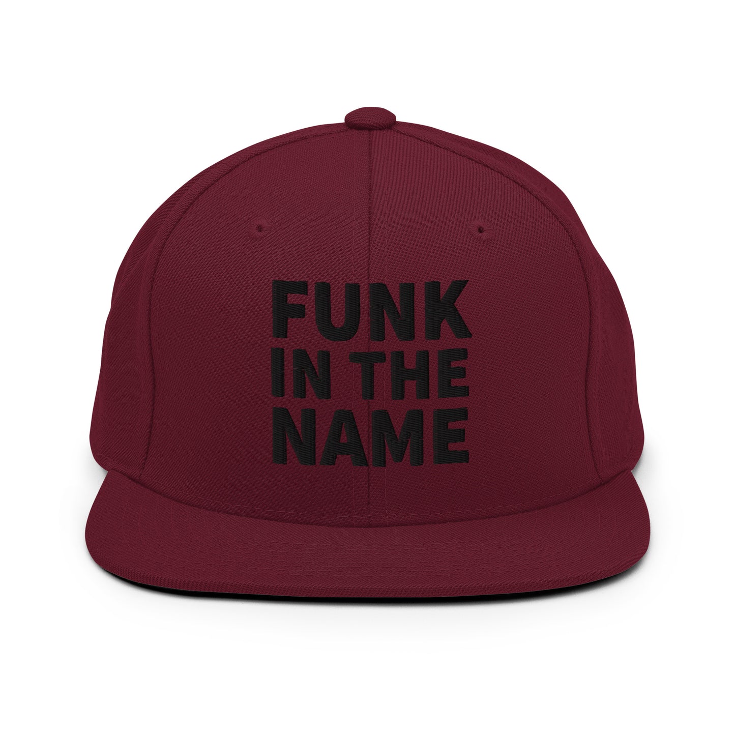 FUNK Snapback Hat- Black Logo