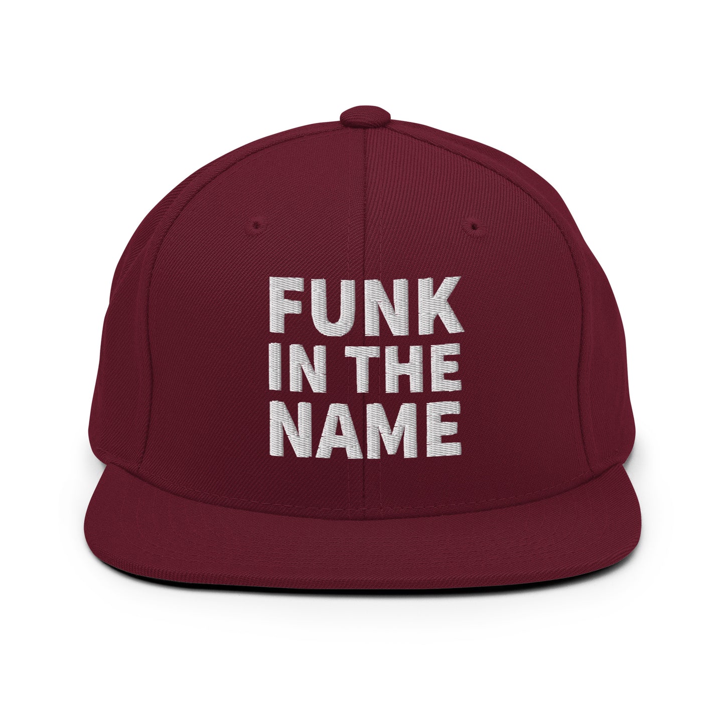 FUNK Snapback Hat- White Logo