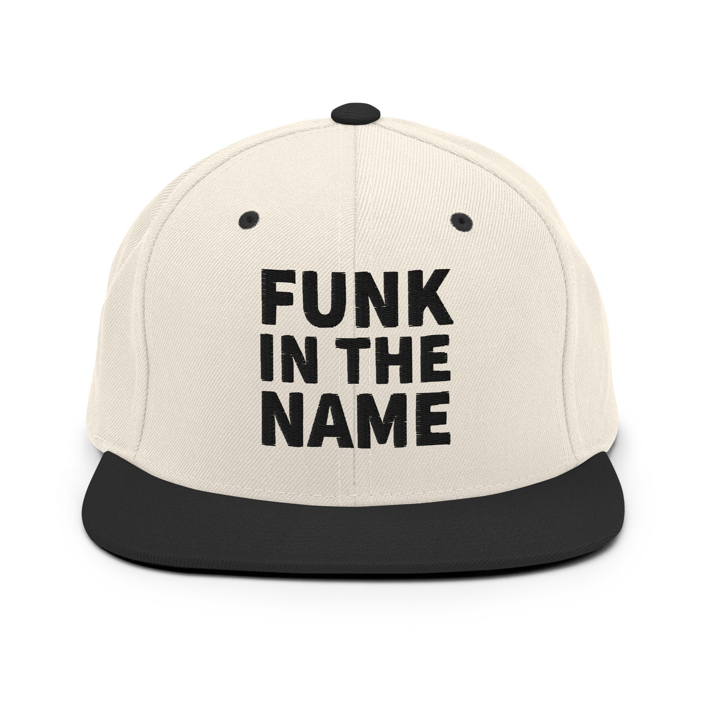 FUNK Snapback Hat- Black Logo
