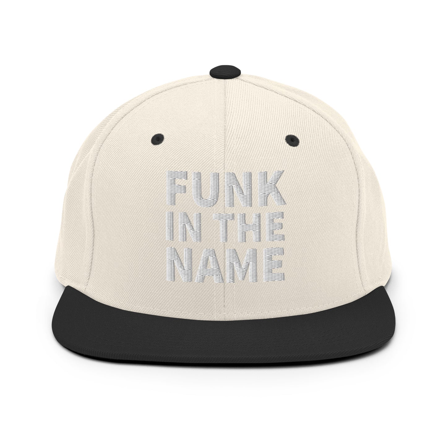FUNK Snapback Hat- White Logo