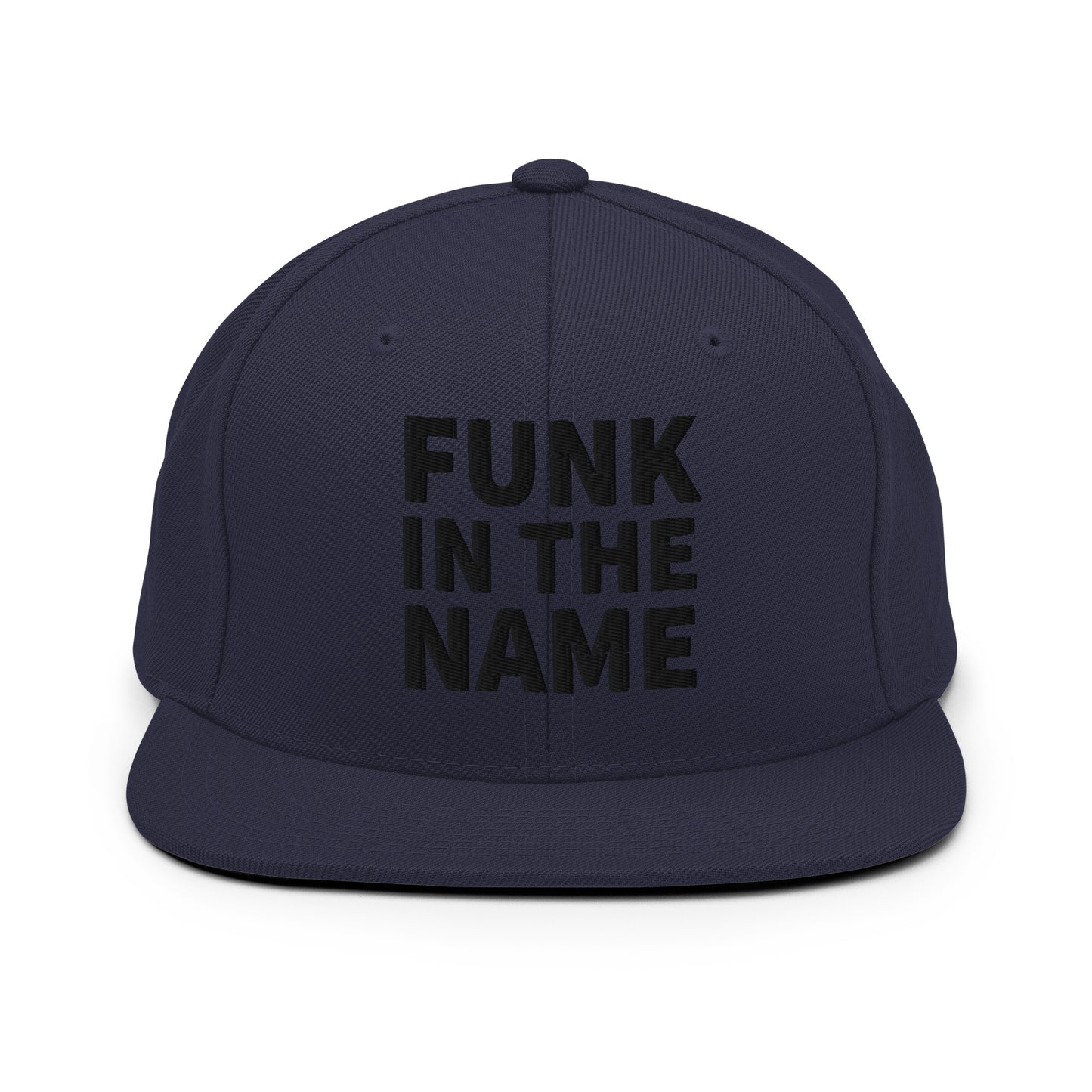 FUNK Snapback Hat- Black Logo