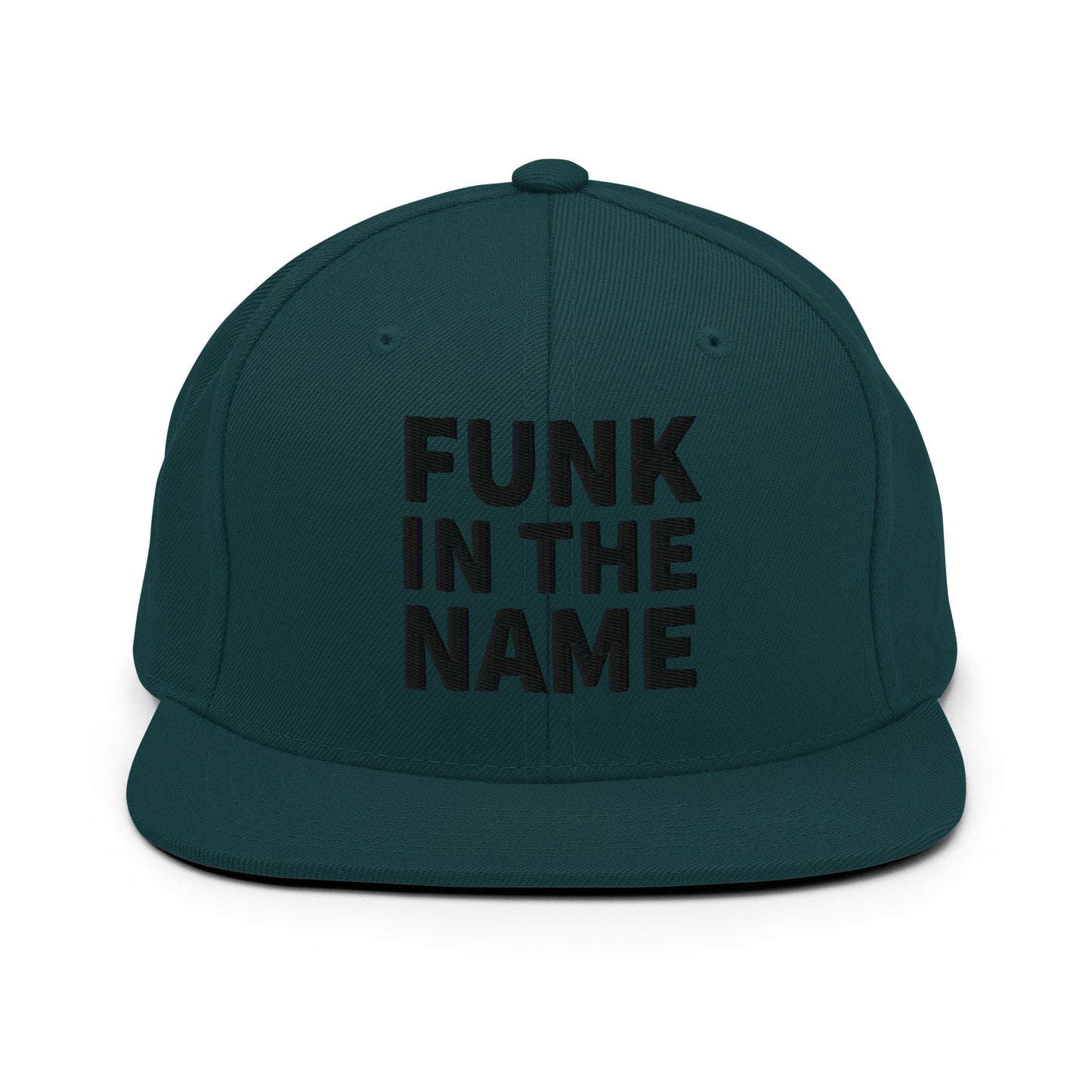 FUNK Snapback Hat- Black Logo