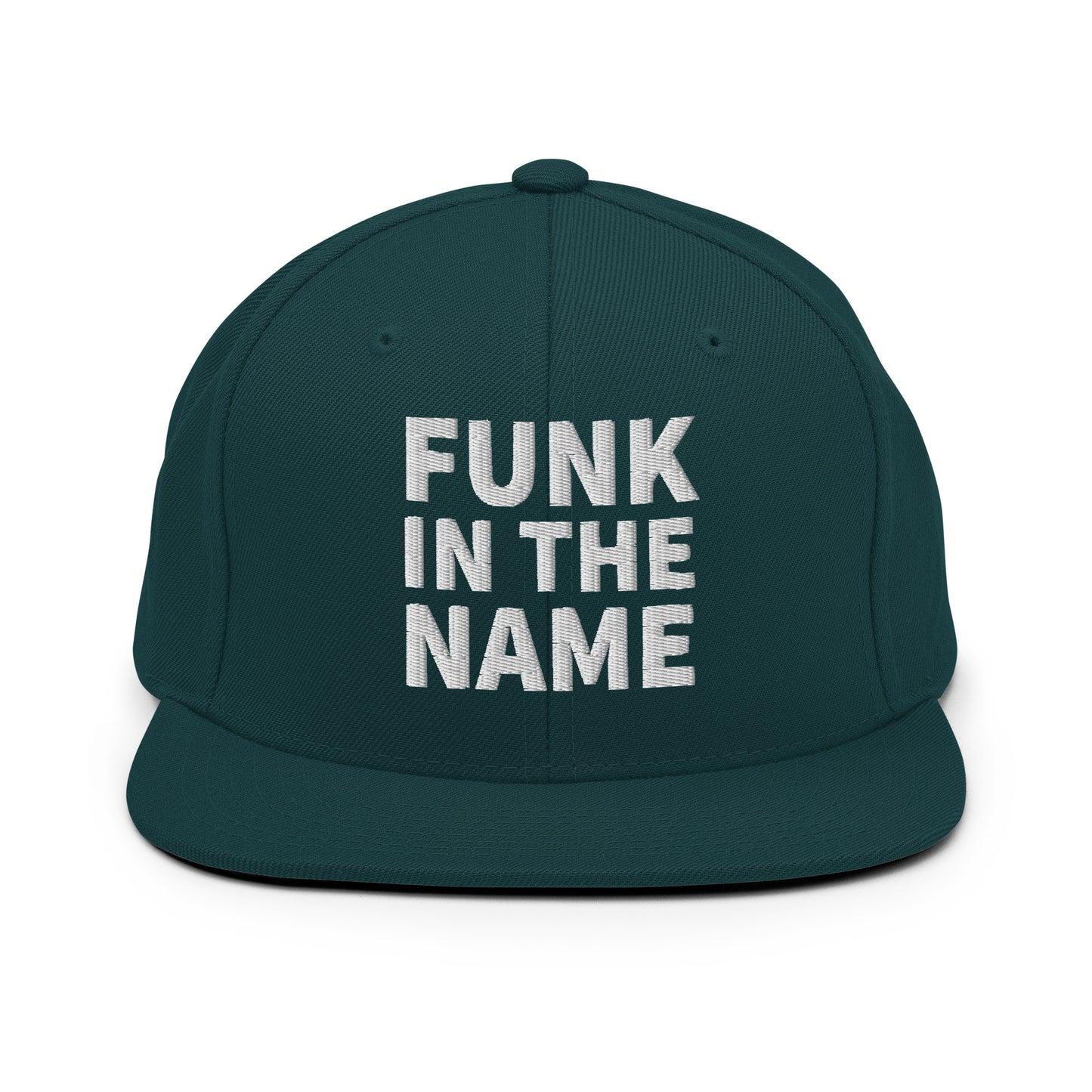 FUNK Snapback Hat- White Logo