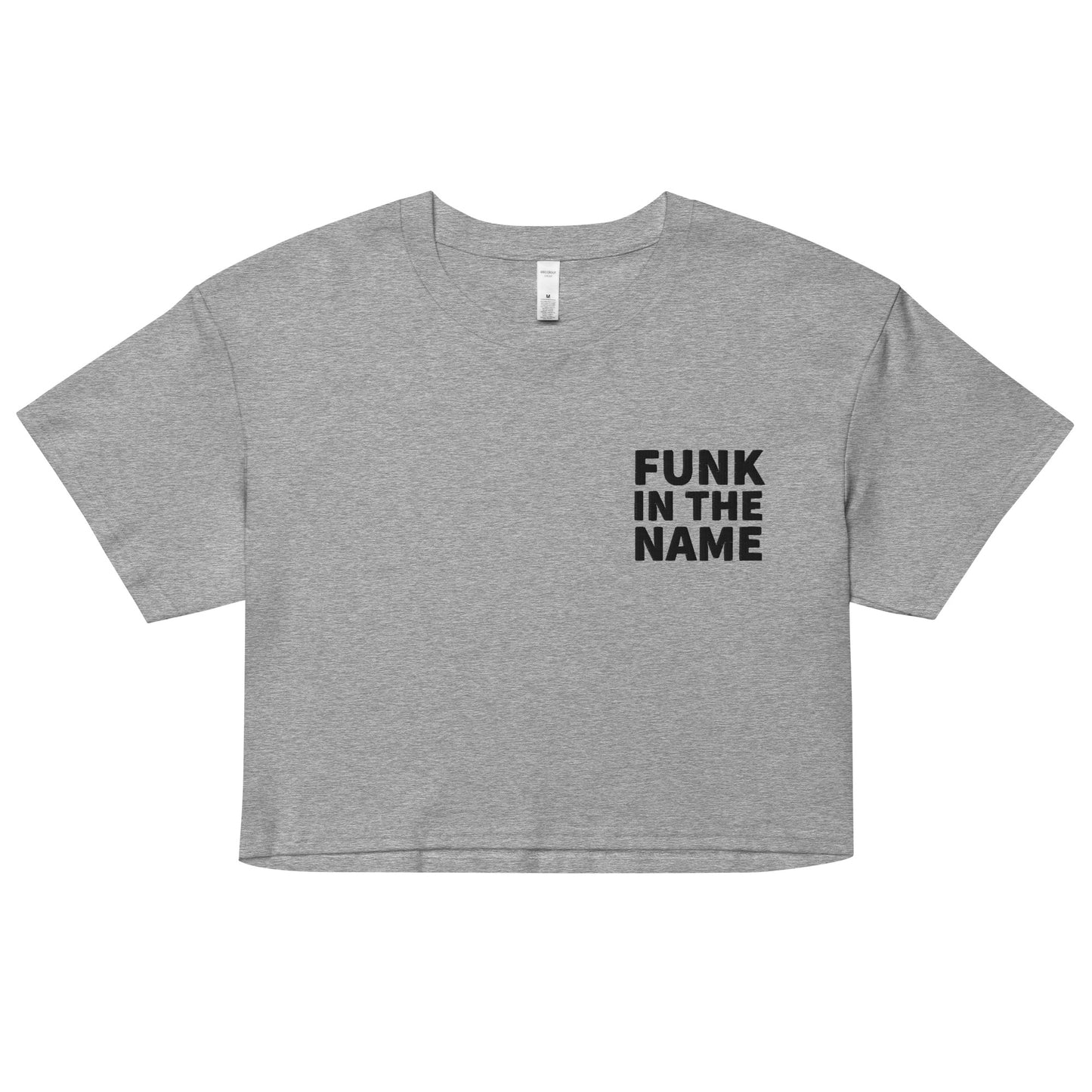 FUNK Crop Top- Black Logo