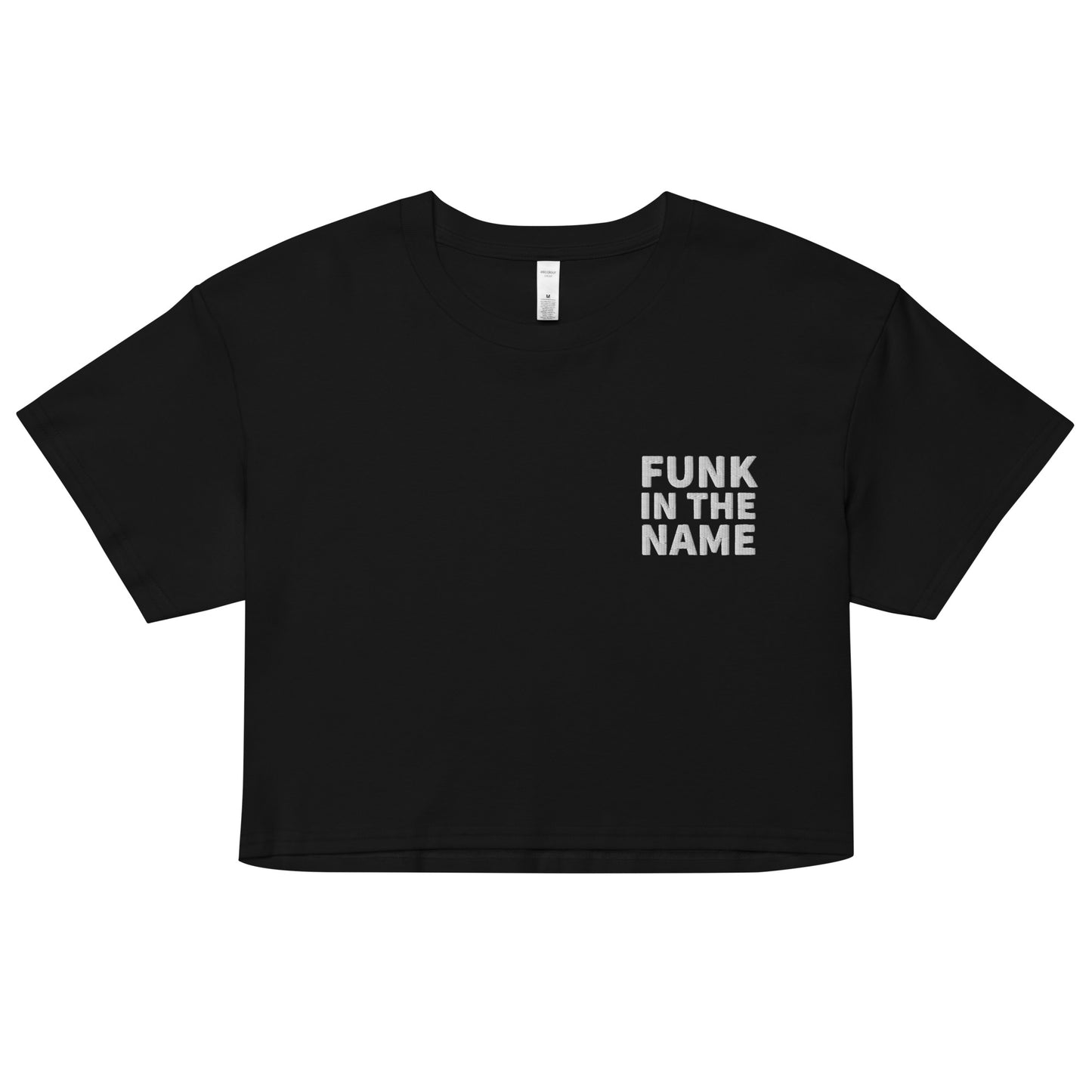 FUNK Crop Top- White Logo