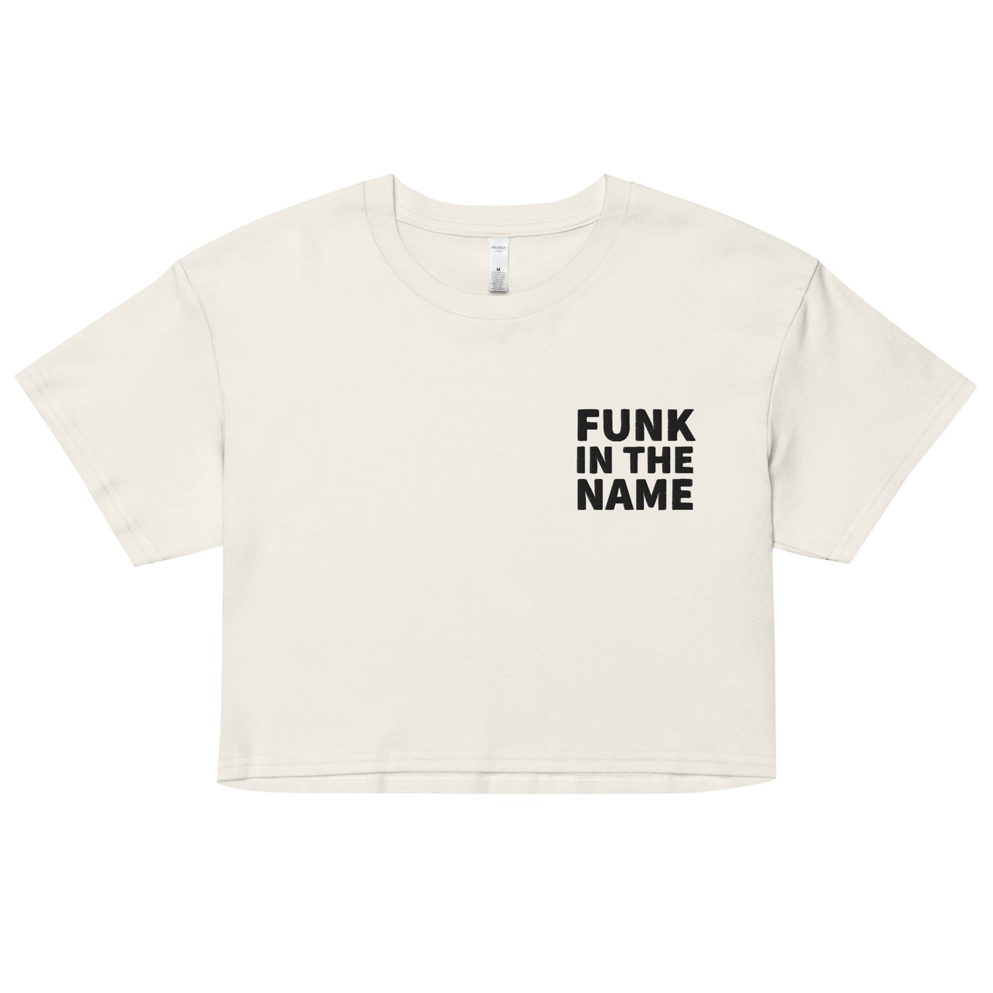 FUNK Crop Top- Black Logo