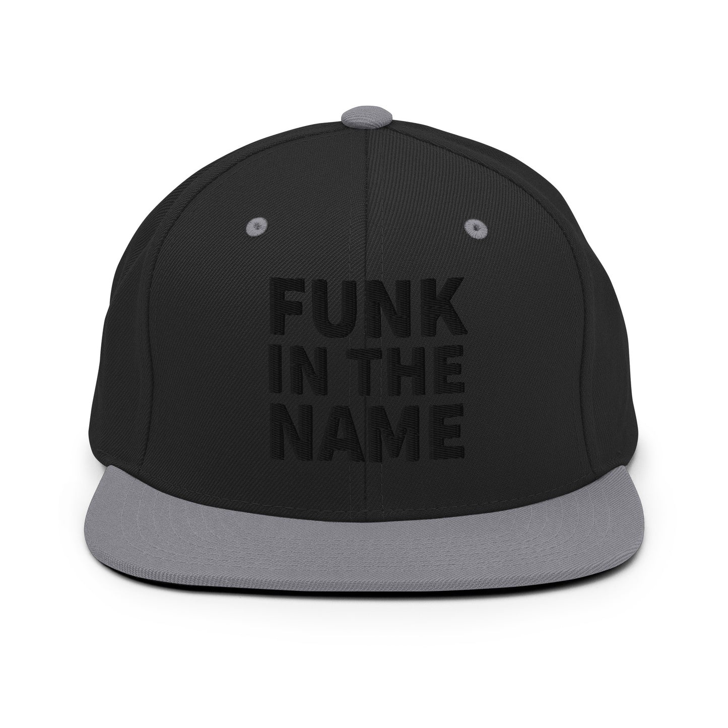 FUNK Snapback Hat- Black Logo