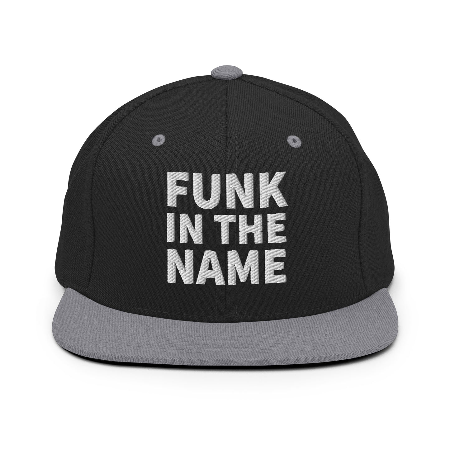 FUNK Snapback Hat- White Logo