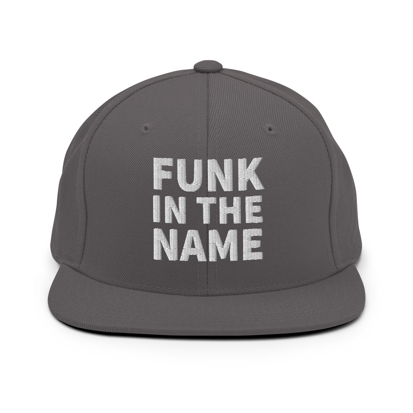 FUNK Snapback Hat- White Logo