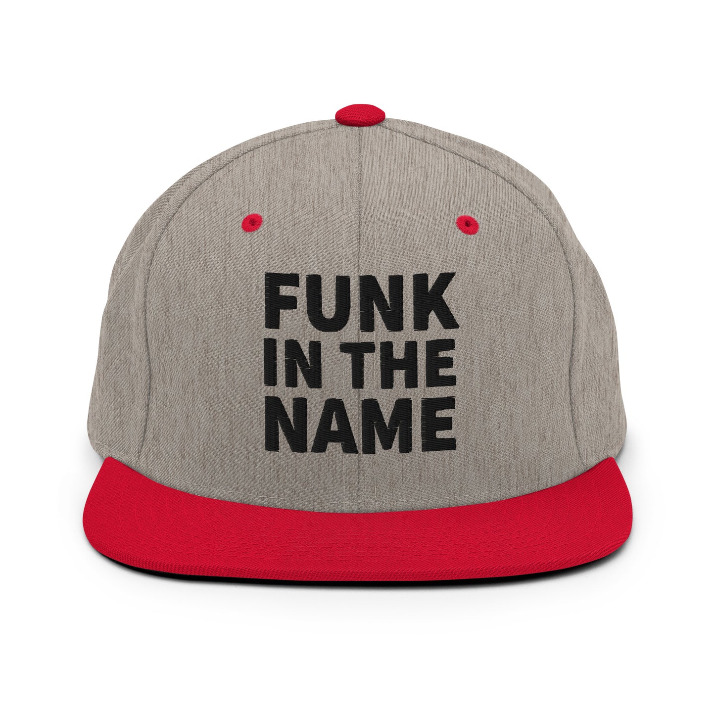 FUNK Snapback Hat- Black Logo