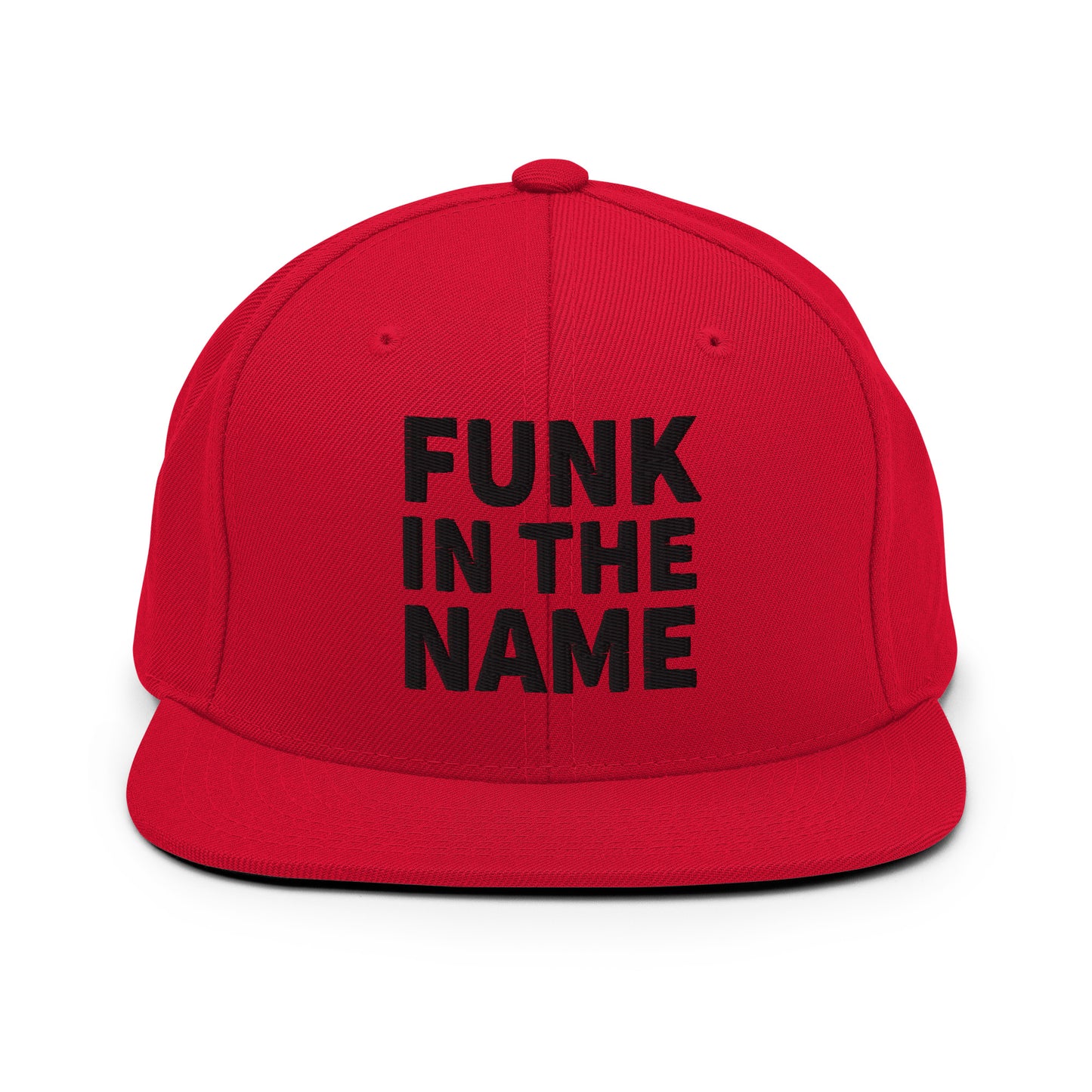 FUNK Snapback Hat- Black Logo