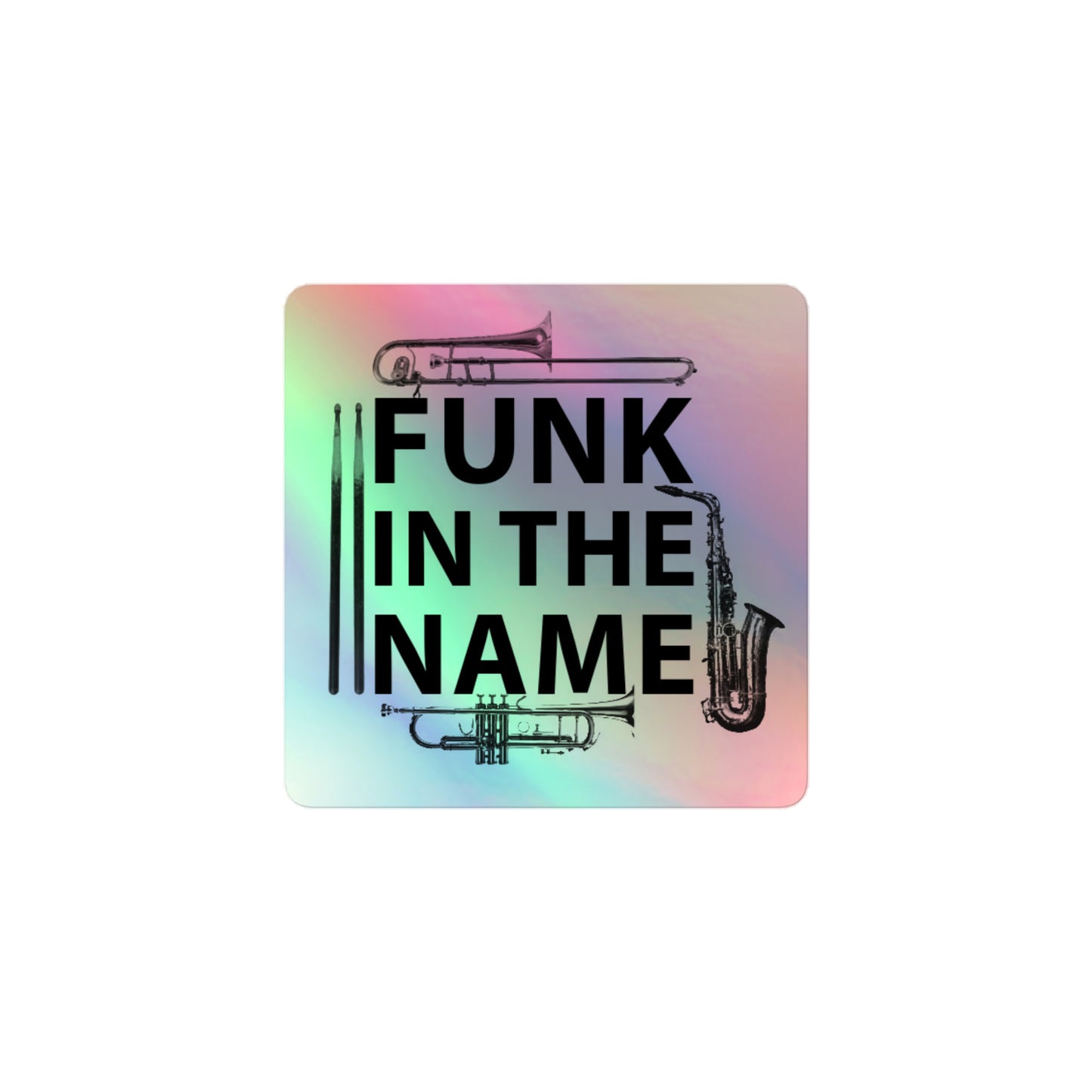 FUNK Holographic stickers